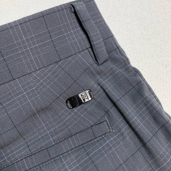 Nike Pants Men's 36x32 Gray Tiger Woods Collection Plaid Golf Performance - Picture 9 of 15